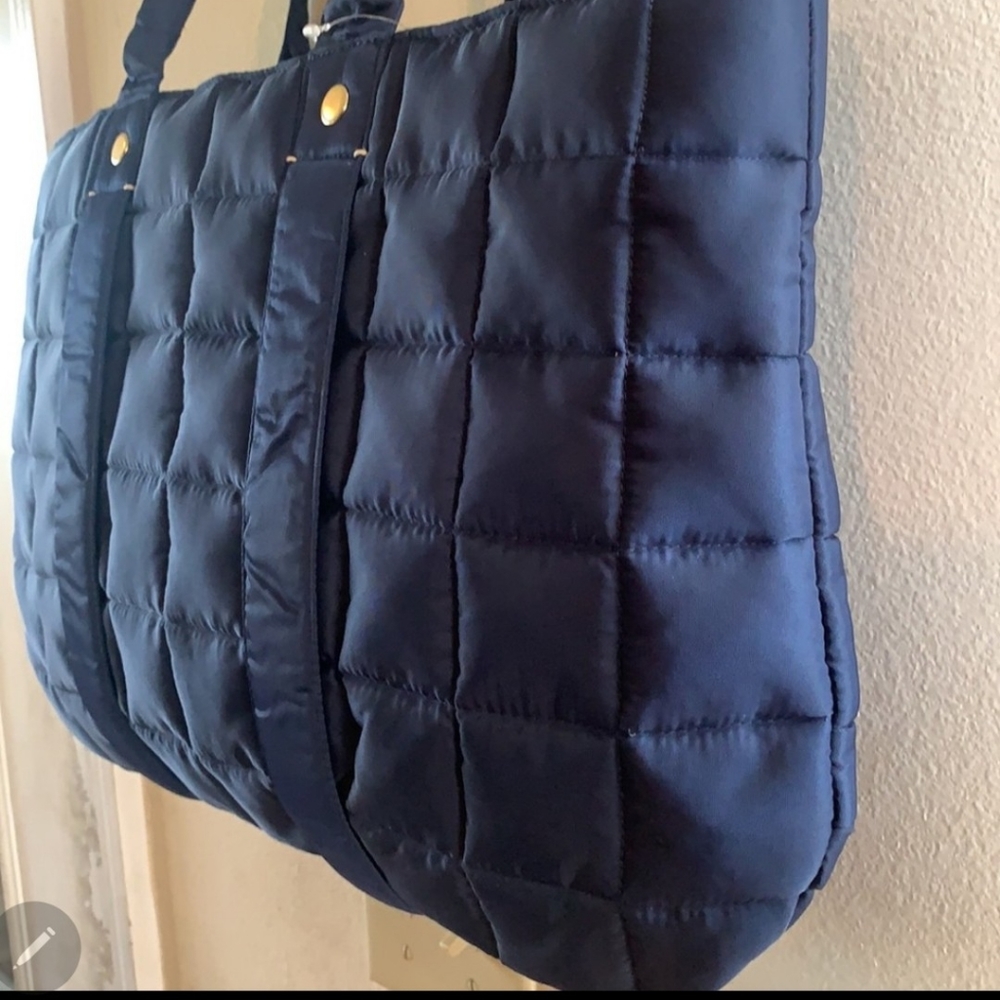 Tropezienne Quilted Nylon Tote CLARE V. - Picture 5 of 16